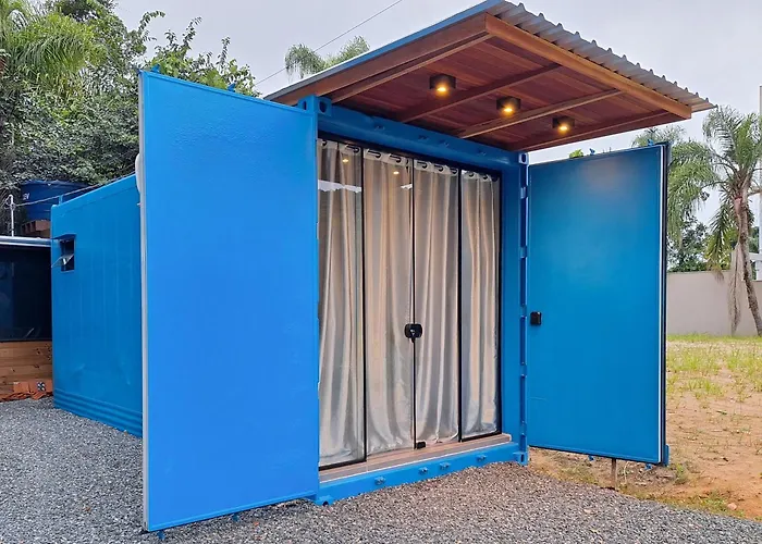 Casa Container Azul Mariscal Apartamento Bombinhas